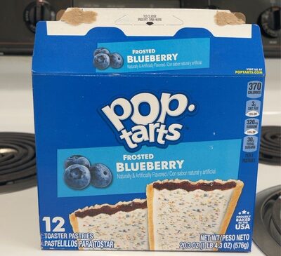 Frosted Blueberry Toaster Pastries