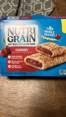 Soft Baked Breakfast Bars Cherry