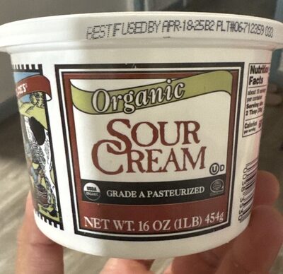 Organic sour cream