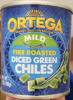 Mild Fire Roasted Diced Green Chiles