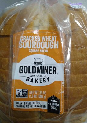Sourdough Sliced Cracked Wheat Square Bread