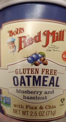 Blueberry and hazelnut oatmeal imp