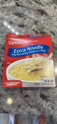 Extra Noodle Soup Mix with Real Chicken Flavor Broth