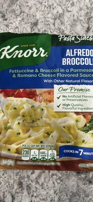 ALFREDO BROCCOLI Fettuccine & Broccoli in a Parmesan & Romano Cheese Flavored Sauce