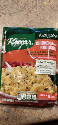 Chicken Flavor Broccoli Fettuccine & Broccoli in a Chicken Flavored Sauce