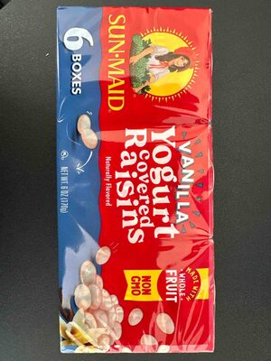 Vanilla Yogurt Covered Raisins