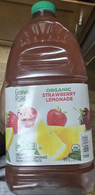 Organic Strawberry Lemonade