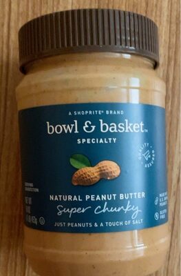 Natural peanut butter super chunky