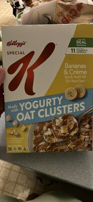 Bananas & Crème Made with Yogurty Oat Clusters Cereal