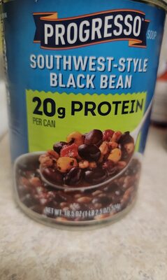 Southwest-Style Black Bean Soup