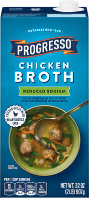 Reduced sodium chicken broth