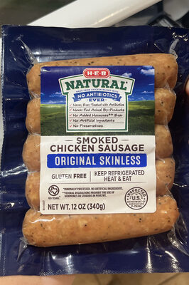 Smoked Chicken Sausage Original Skinless