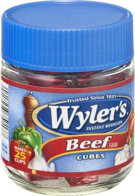 Wyler's instant bouillon beef cubes