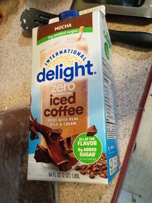 Iced coffee light mocha