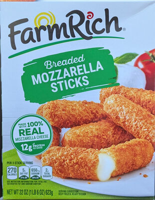 Breaded Mozzarella Sticks