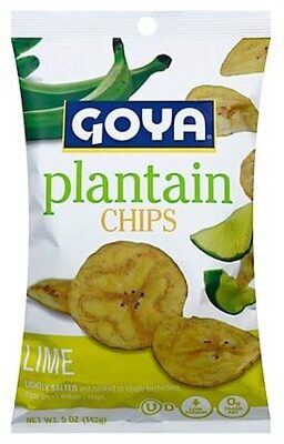 Lime plantain chips