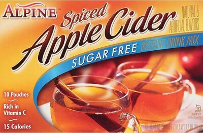 Sugarfree spiced apple cider mix