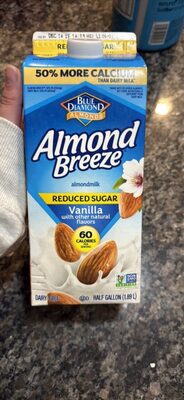 Almond Breeze almondmilk Reduced Sugar Vanilla