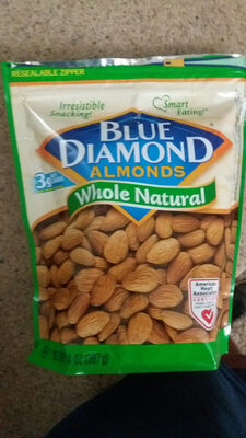 Whole natural almonds