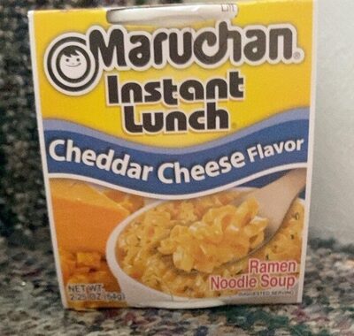Instant lunch cheddar cheese