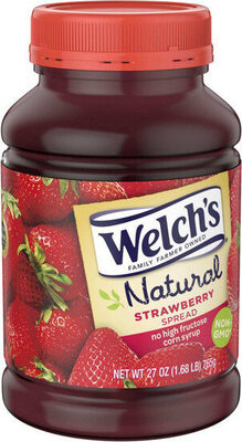 Natural strawberry spread