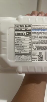 Turkey breast ground