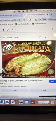 Roasted Poblano Enchilada