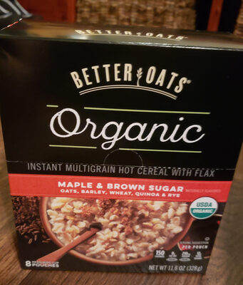 Organic Maple & Brown Sugar Oatmeal