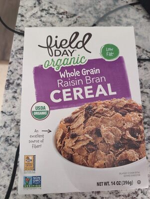 Whole Grain Raisin Bran Organic Cereal