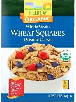Whole Grain Wheat Squares Organic Cereal
