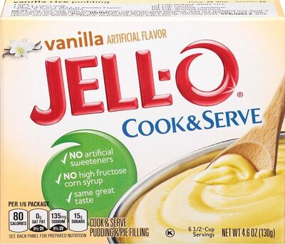 Vanilla cook serve pudding mix