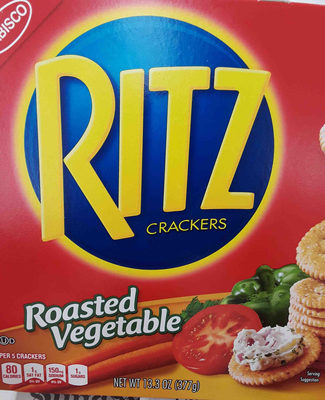 Nabisco ritz crackers roasted vegetable 1x13.300 oz
