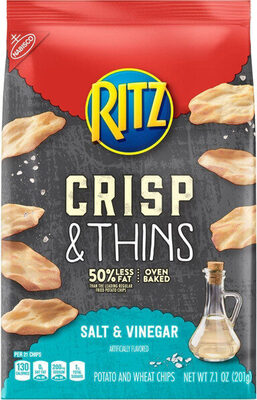 Crisp and thins salt and vinegar chips
