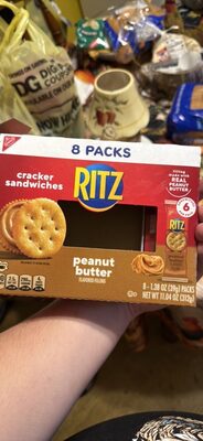 cracker sandwiches peanut butter flavored filling