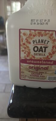 Oatmilk, unsweetened original