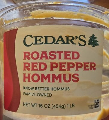 Roasted Red Pepper Hommus