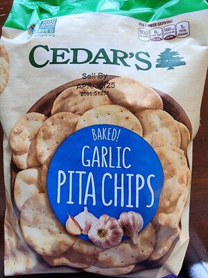 Baked! Garlic Pita Chips