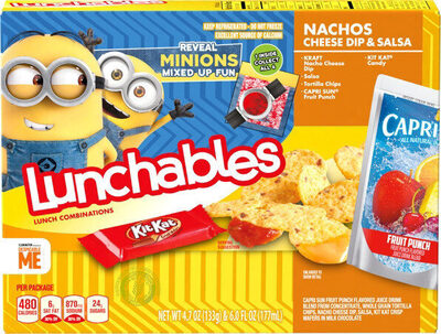 Nachos cheese dip & salsa