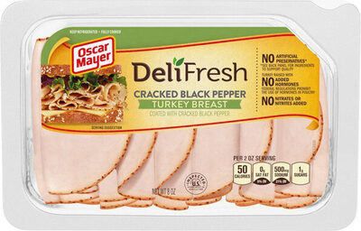 Deli fresh cracked black pepper turkey