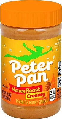 Creamy honey roast peanut spread