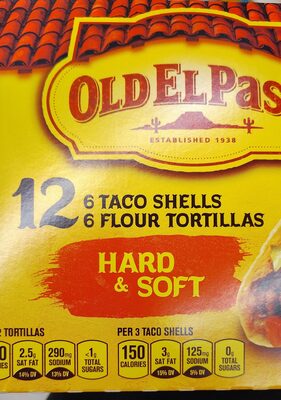 Old El Paso Hard and Soft Taco Shells 12 Count