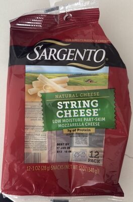 String Cheese Low Moisture Part-Skim Mozzarella Cheese
