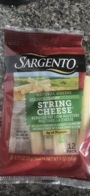 LIGHT STRING CHEESE REDUCED FAT LOW MOISTURE MOZZARELLA CHEESE
