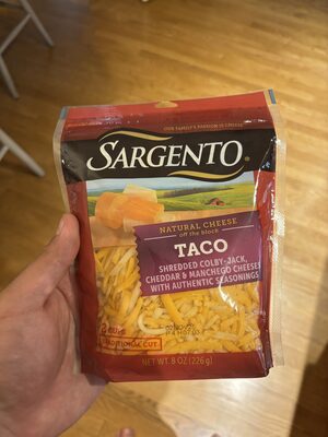 Taco Shredded Colby-Jack, Cheddar & Manchego Cheese with Authentic Seasonings