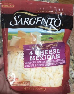 4 Mexican Traditional Cut Cheese