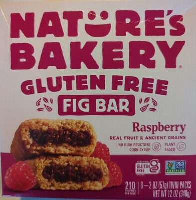 Gluten Free Raspberry Fig Bar