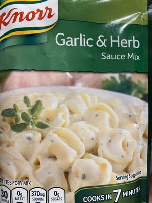 Knorr, sauce mix, garlic & herb