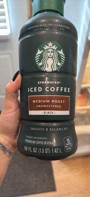 ICED COFFEE MEDIUM ROAST UNSWEETENED BLACK