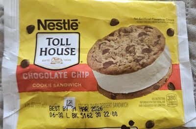 Nestle Tollhouse Chocolate Chip Cookie Sandwich 7 oz