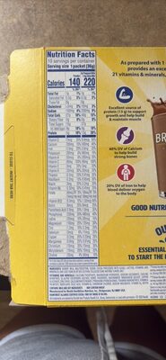 BREAKFAST ESSENTIALS RICH MILK CHOCOLATE NUTRITIONAL POWDER DRINK MIX